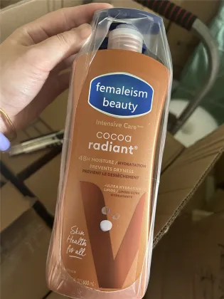 Gluten-Free Female Personal Care: Cocoa Radiant Lotion for Healthy, Glowing Skin (600ml)