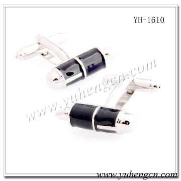 YH-1610 Novelty Black Fountain Pen Cufflinks, Factory Directly Wholesale