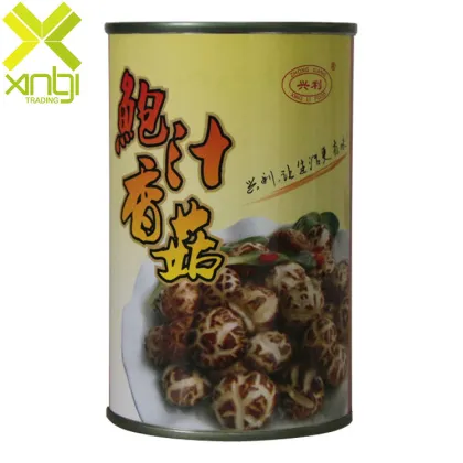 High Grade 3 Years Shelf Life Salty Delicate Whole Part Canned Abalone Flower Shiitake Mushroom