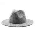 Blowler personalizzato Bowler Jazz Felt Wool Fodora Hat