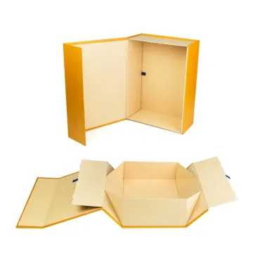 Hot Sale Full Color Magnet Folding Hamper Boxes
