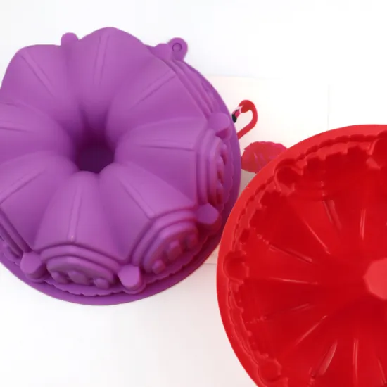 053 Silicone Cake Mold: Single Hole Tower Crown Shape for DIY Handmade Cakes