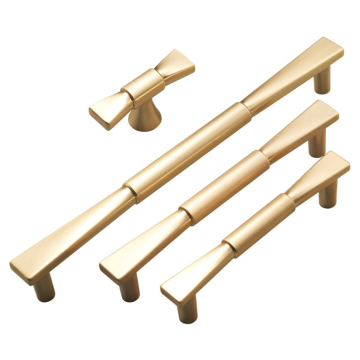 Luxury Candy Tapered Gold Zinc Alloy Cabinet Pulls