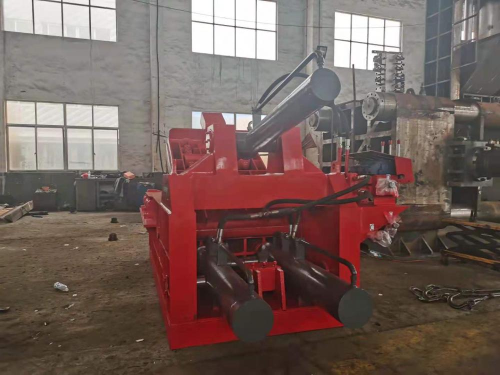 Auto Steel Scrap Baling Machine Metal Chips Compactor