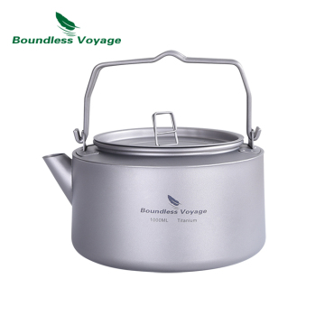 Boundless Voyage 1L Portable Titanium Water Kettle with Filter