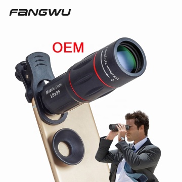 Lente da câmera de zoom óptico 18x para smartphone: soluções de fotografia de alta qualidade
