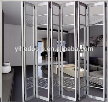 High Quality Aluminium low-e glass folding doors