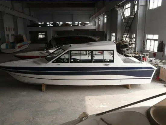 7.60m Fiberglass Boat With Cabin