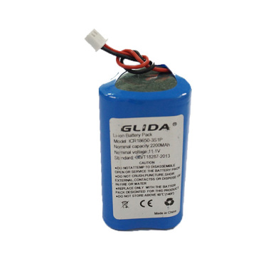 Golf car battery pack 11.1V 2200mah 3S1P with high-quality battery cell