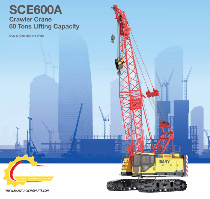 Best price Sany 60T SCE600A crawler crane