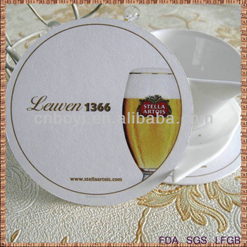 hot sale absorbent carton cardboard paper coaster