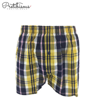 Breathable loose classic 100 cotton boxer shorts