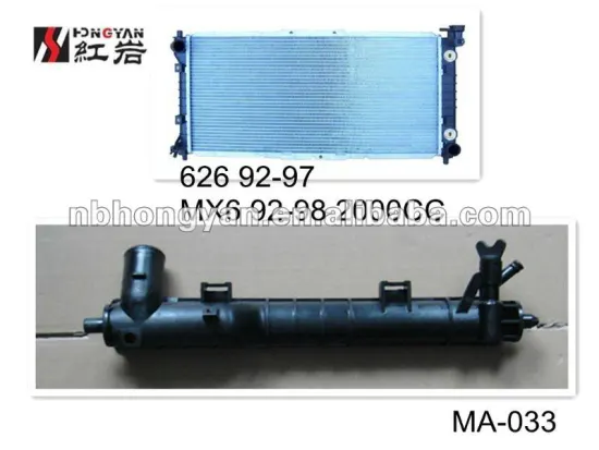 auto radiator tank and radiator plastic tank for 626 92-97 MX6 92-98 2000CC