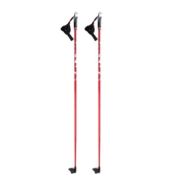 Factory Direct Wholesale Quick Release TPR Handle 16mm Alpine Ski Sticks One Section Walking Poles