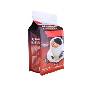 Laminert materiale Tilpasset sunn resirkulerbar kaffeposer for snacksemballasje