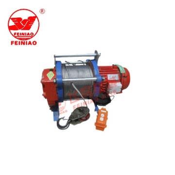 Feiniao 380V Electric Winch 1000kg Cable for Electric Wire Rope Hoist