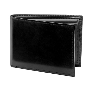 Custom Size Men's Leather Slim Wallet with RFID Shielding - Minimalist Smart Gift Wallet