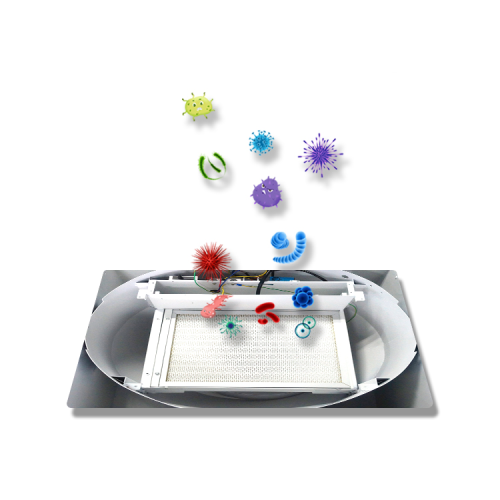 Pembersih udara Hepa CADR 800m3 / jam mesin desinfeksi pembersih udara UVC UV