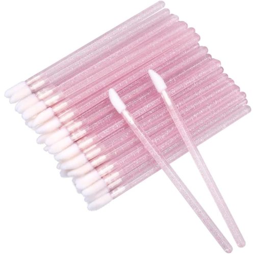 100PCS Glitter Crystal Lip Brush