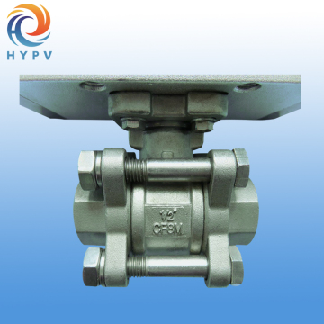 Stainless Steel Pneumatic Actuator Ball Valve