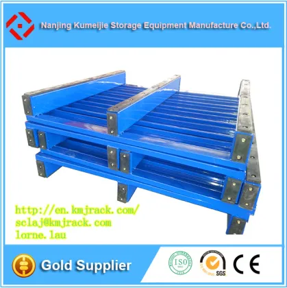 High Loading Capacity Powder Coating Stable Single Faced Metal Pallets