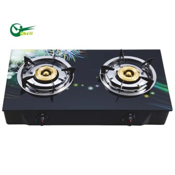 Three Burner LPG tempered glass Gas stove