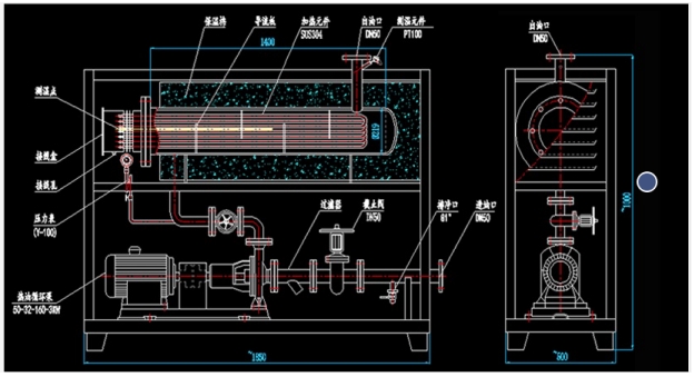 Conducting oil Electric Heater