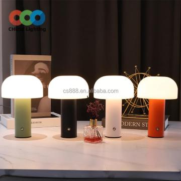 Touch Sensor Rechargeable LED Mushroom Table Lamp