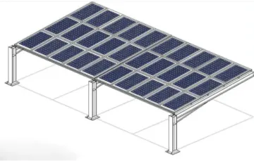 Aluminum Alloy Solar Carport Bracket