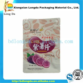 Stand up pouch printed packaging bags