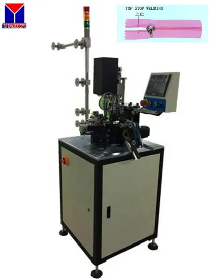 U Shape Nylon Zipper Top Machine