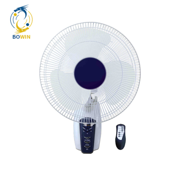 16 Inch Wall Fan with Remote Control, Hanging Design and Protectable Grill