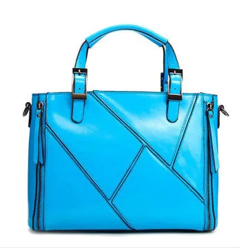 Comely Lady Genuine Leather Handbag, Elegant and Fashionable