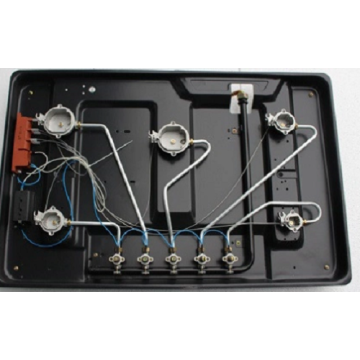 Fogão a gás de aço inoxidável 5 queimadores