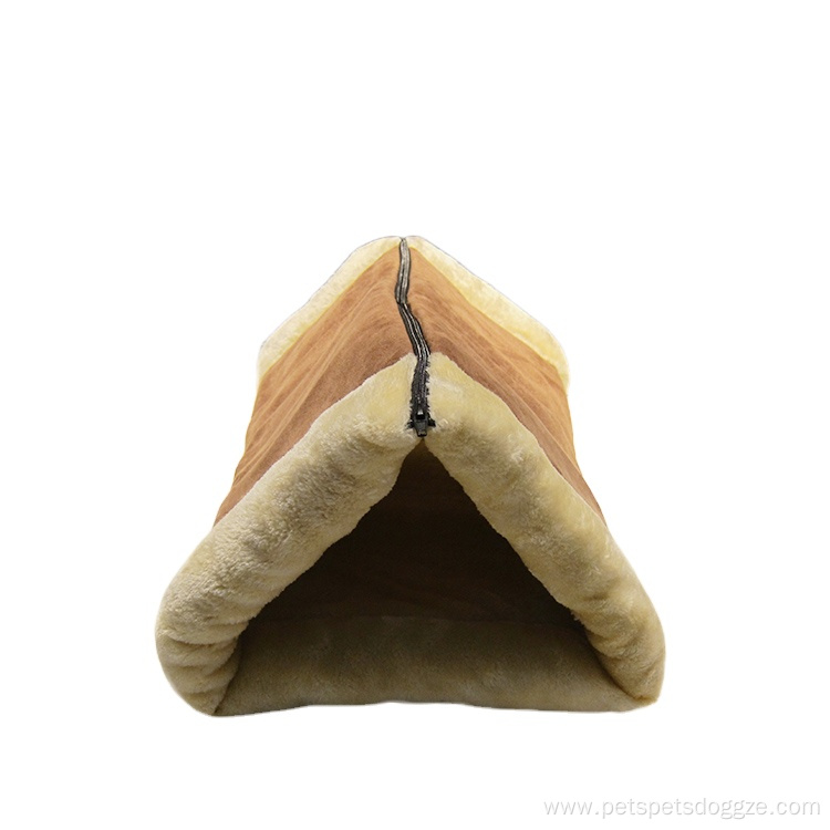 Store Custom soft warm cave dog bed cave