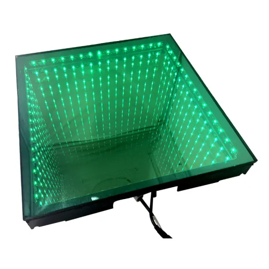 Tempered Glass Magnetic Infinity Mirror LED Dance Floor Stage Light Set