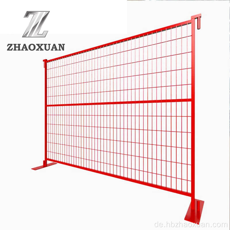 Hoher Standard -verzinkter /pulverbeschichteter temporärer Zaun