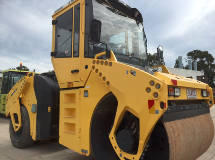 Road Roller with single drum