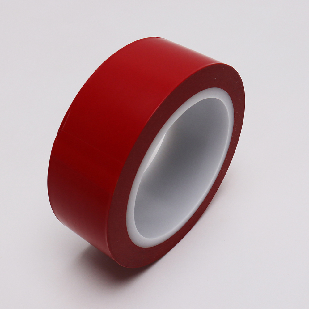 Roter PTFE-Skivesfilm mit Silikonklebeband