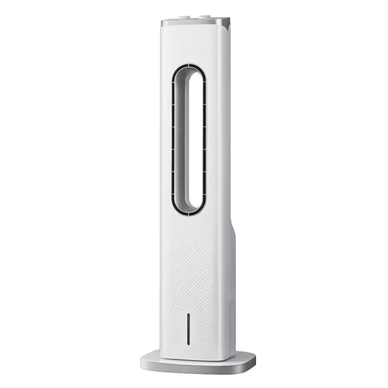 Silent Water-Cooled Tower Fan with Bladeless Design and Remote Control