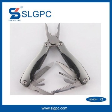 Lond nose multi-function pliers GBS-04 silver color hole punch 2cr stainless steel wire cutter plier