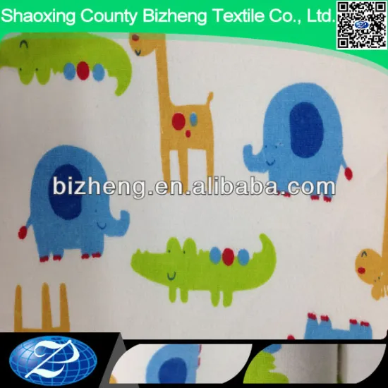 100 cotton flannel fabric for waterproof padded baby rubber diaper changing mat