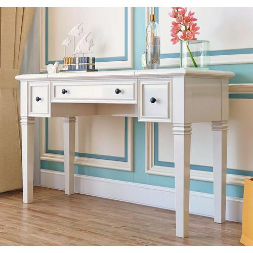 Makeup Wooden Cosmetics Dressing Table With Mirror