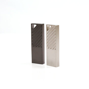 Kilang Borong Silver Zinc Alloy USB Stick