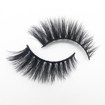 mink stripe eyelashes custom logo mink fur eyelash