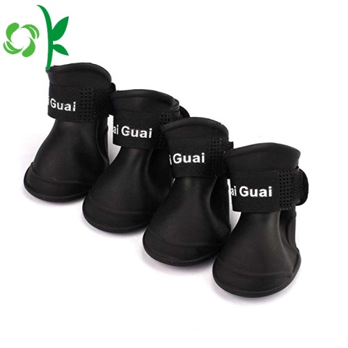 6 Sizes Soft Comfortable Silicone Pet Rain Shoes