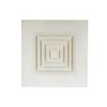 Diffuseur d'air de plafond carré en aluminium