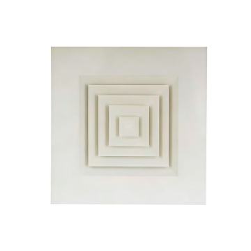 Diffuseur d'air de plafond carré en aluminium