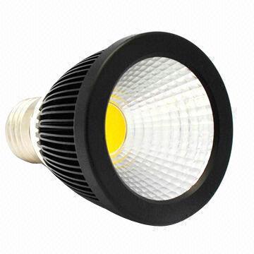 7W PAR20 LED COB Light with 85 to 265V AC, Epistar Chip, 550-600lm, 45-degree Beam Angle