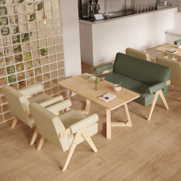 Solid Wood Luxury Cafe Chairs and Tables